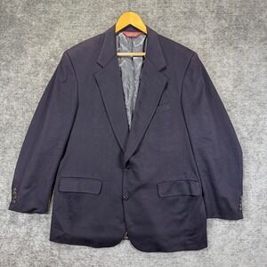 Nordstrom Classics Cashmere Blazer Two Button Navy Size 46